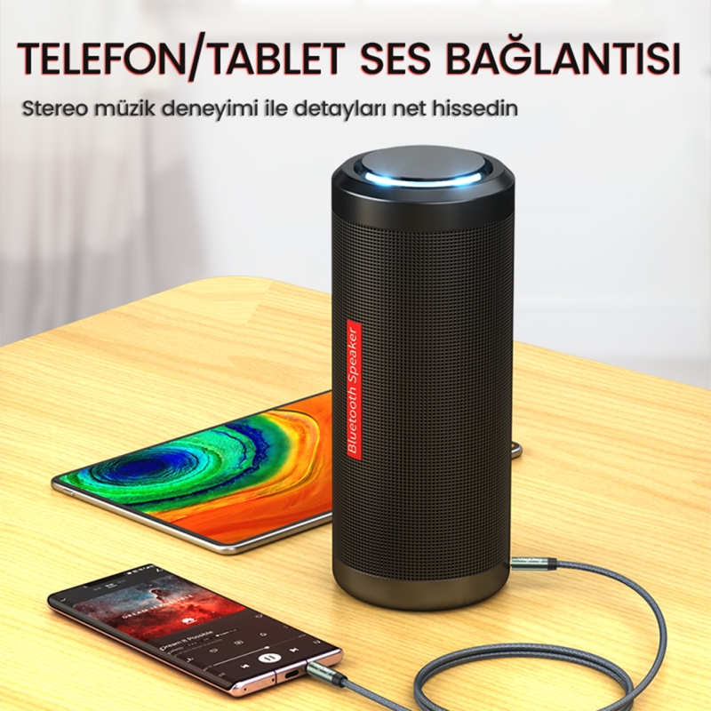 VegGieg 3.5mm Jack TRS Hi-Fi Örgülü AUX Ses Kablosu 2 Metre - 7