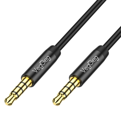 VegGieg 3.5mm Jack TRRS Hi-Fi AUX Mikrofon ve Ses Kablosu 5 Metre - 3