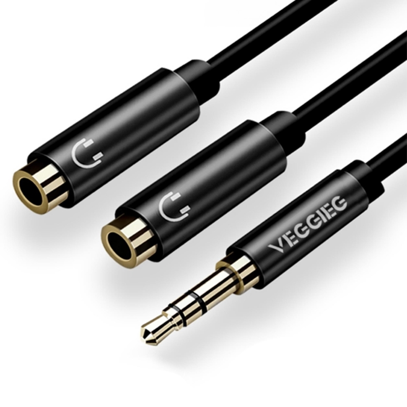 VegGieg 3.5mm 2 Kulaklık Çoklayıcı Y Kablo - 1