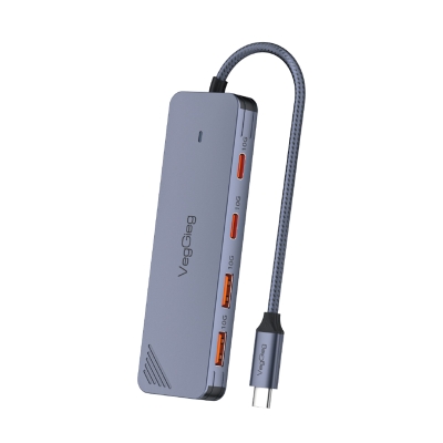 VegGieg 4 Portlu 10Gbps Type-C to 2*USB-A 2*Type-C USB 3.2 Gen2 USB Çoklayıcı Dönüştürücü Hub - VegGieg