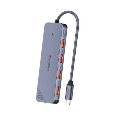 VegGieg 4 Portlu 10Gbps Type-C to 4*USB-A 3.2 Gen2 USB Çoklayıcı Dönüştürücü Hub - VegGieg