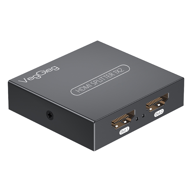 VegGieg 4K 30Hz 1 Giriş 2 Çıkış HDMI Splitter Görüntü Ayırıcı Bölücü Adaptör - 1