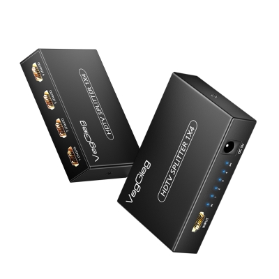 VegGieg 4K 30Hz 1 Giriş 4 Çıkış HDMI Splitter Görüntü Ayırıcı Bölücü Adaptör - VegGieg