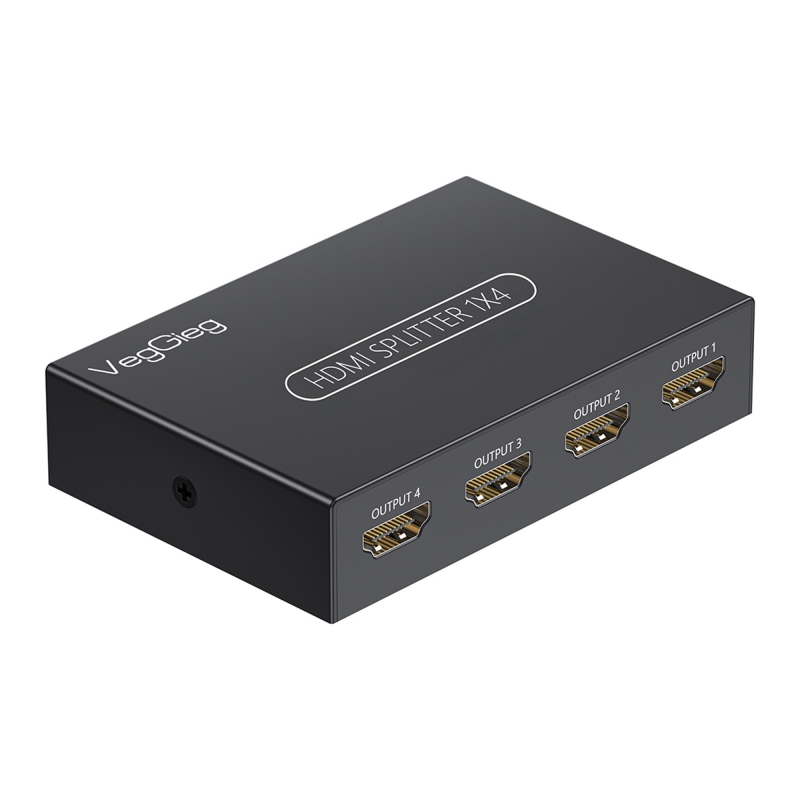 Veggieg 4K 30Hz 1 Giriş 4 Çıkış HDMI Splitter Görüntü Ayırıcı Bölücü Adaptör - 1