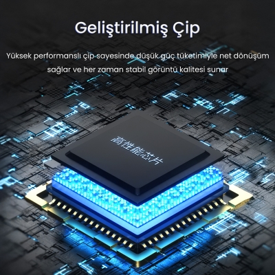 VegGieg 4K 30Hz Mini DisplayPort (DP) to HDMI Çevirici Dönüştürücü - 6