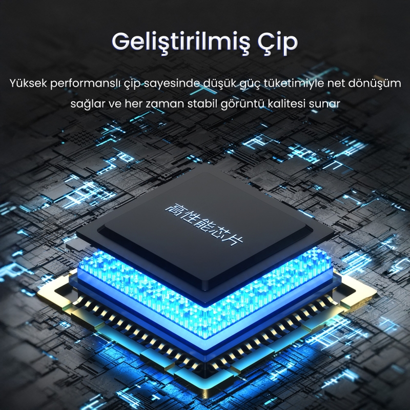 VegGieg 4K 30Hz Mini DisplayPort (DP) to HDMI Çevirici Dönüştürücü - 6