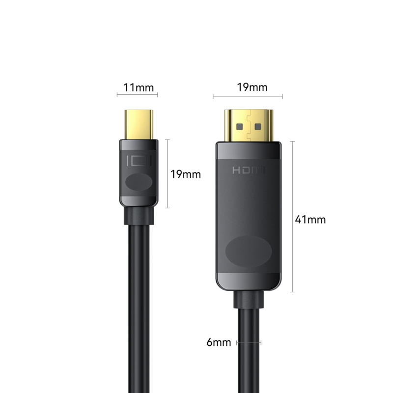 VegGieg 4K 30Hz Mini DisplayPort to HDMI Dönüştürücü Kablo 1.5 Metre - 3