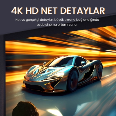 VegGieg 4K 30Hz Mini DisplayPort to HDMI Dönüştürücü Kablo 3 Metre - 7