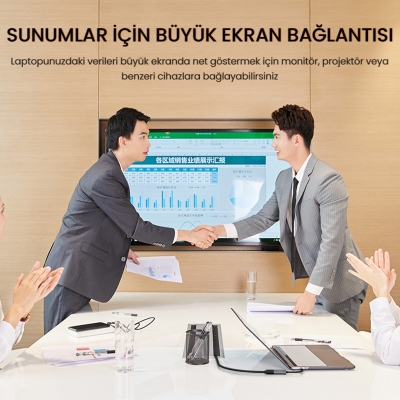 VegGieg 4K 30Hz Type-C to HDMI Çevirici Dönüştürücü Adaptör - 4