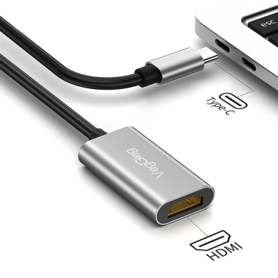 VegGieg 4K 30Hz Type-C to HDMI Çevirici Dönüştürücü Adaptör - 7