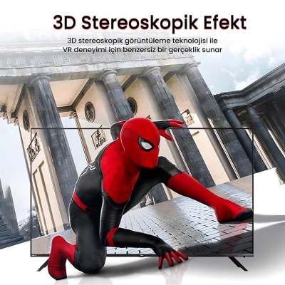 VegGieg 4K 60Hz 18Gbps HDR ARC HDCP Fiber Optik HDMI 2.0 Kablo 50 Metre - 5