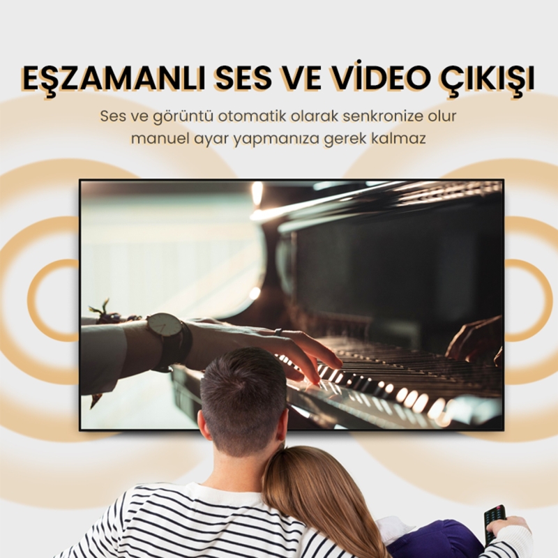 VegGieg 4K 30Hz 18Gbps HDR ARC HDCP HDMI 2.0 Kablo 10 Metre - 4