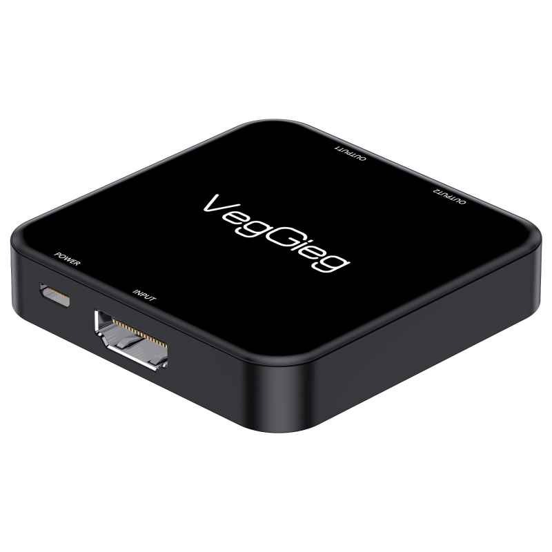 VegGieg 4K HDMI 1 Giriş 2 Çıkış Görüntü Çoklayıcı Splitter - 1