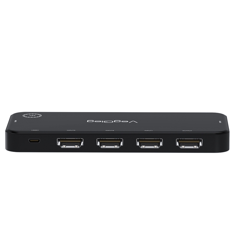 VegGieg 4K HDMI 2.0 Görüntü Seçici 5 Giriş 1 Çıkış Kumandalı Switch - 3