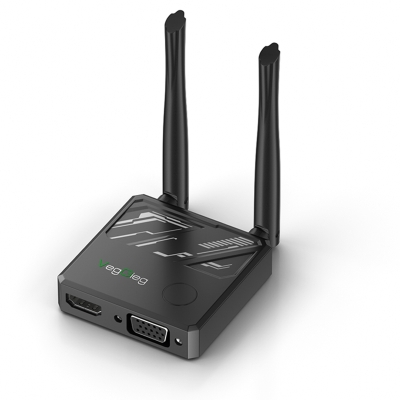 Veggieg 4K HDMI VGA 2.4 / 5Ghz Wireless Kablosuz Görüntü Aktarım Cihazı - 1