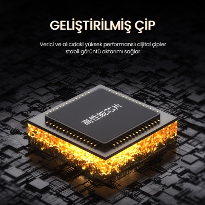 VegGieg 5Ghz Kablosuz HDMI VGA Görüntü Aktarım Cihazı - 2