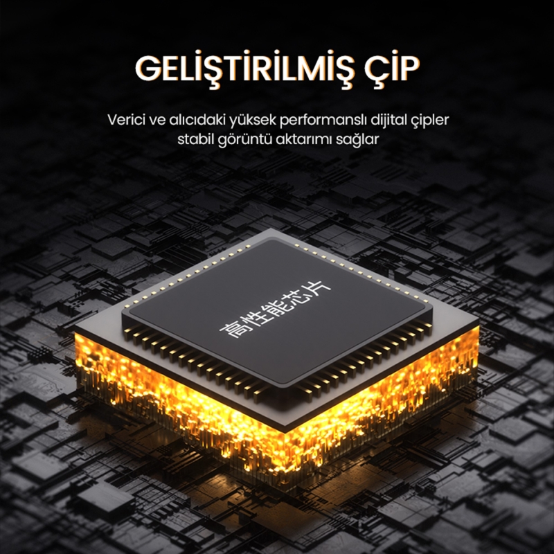 VegGieg 5Ghz Kablosuz HDMI VGA Görüntü Aktarım Cihazı - 2