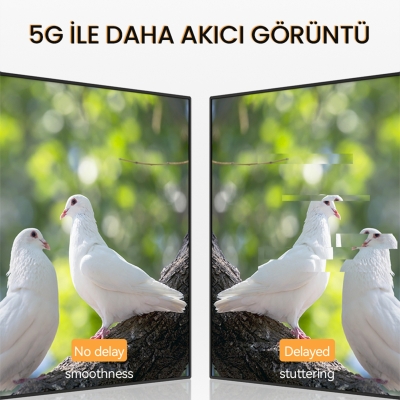 VegGieg 5Ghz Kablosuz HDMI VGA Görüntü Aktarım Cihazı - 8