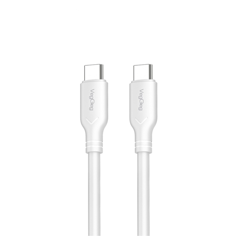 VegGieg 60W Type-C to Type-C Hızlı Şarj ve Data Kablosu 1.2 Metre - 1