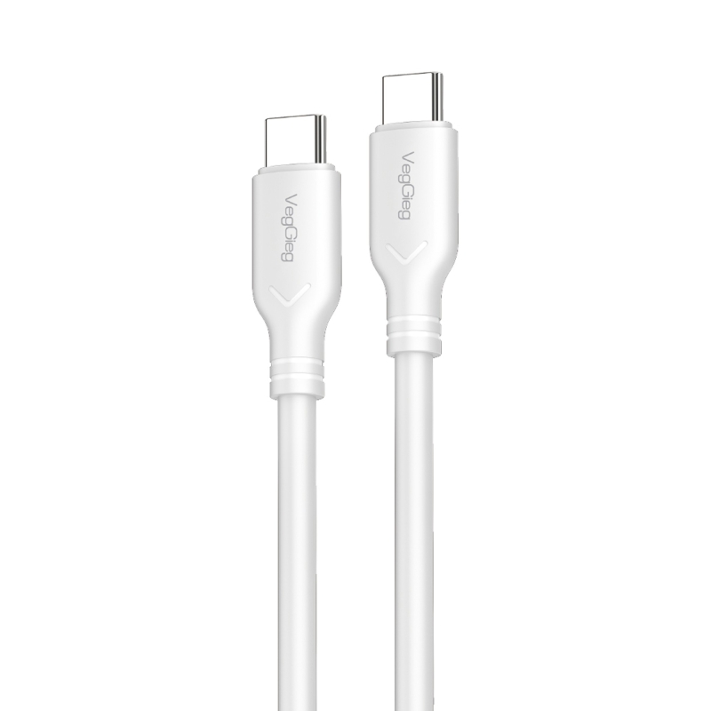 VegGieg 60W Type-C to Type-C Hızlı Şarj ve Data Kablosu 1.2 Metre - 1