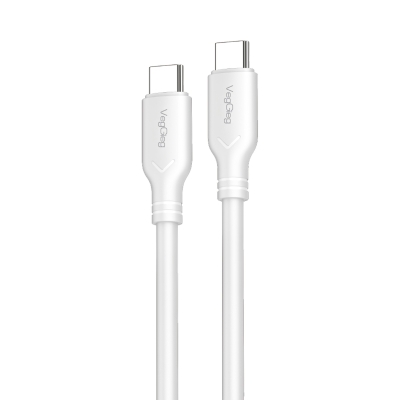 VegGieg 60W Type-C to Type-C Hızlı Şarj ve Data Kablosu 1.2 Metre - VegGieg
