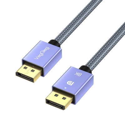 VegGieg 8K/60Hz 4K/165Hz 2K/240Hz DisplayPort 1.4 Kablo 1.5 Metre - VegGieg