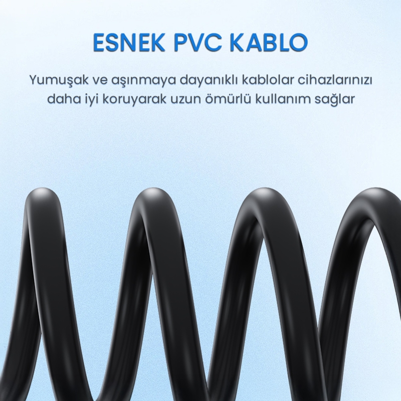 VegGieg USB Type-C to 2 RCA Ses Kablosu 3 Metre - 6