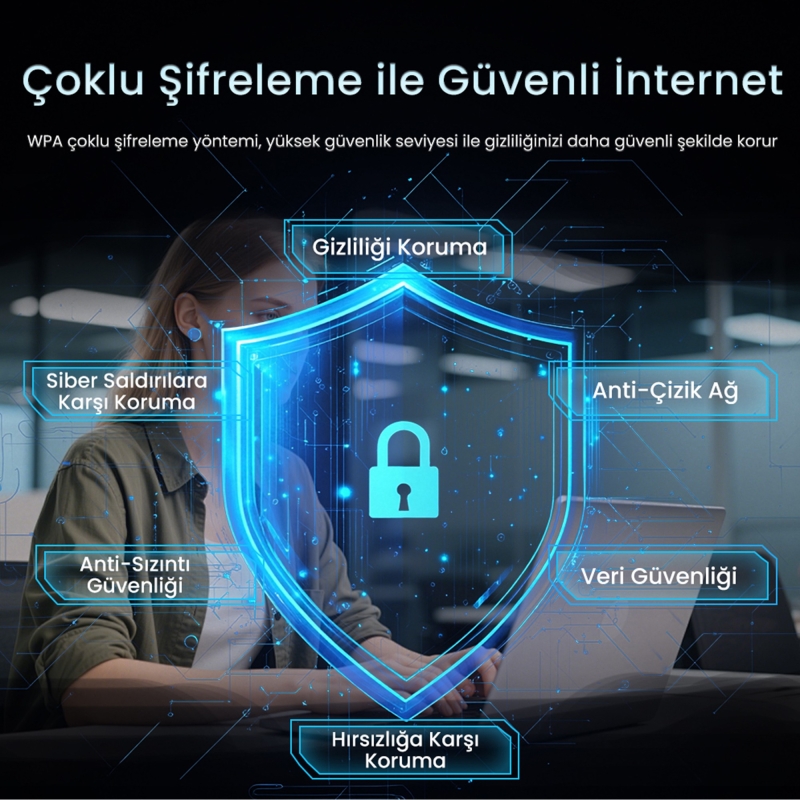 VegGieg AX1200 Wi-Fi 5 Alıcı ve Bluetooth 4.2 Adaptör 5DB Dual Anten PCIe Wifi Ağ Kartı - 5