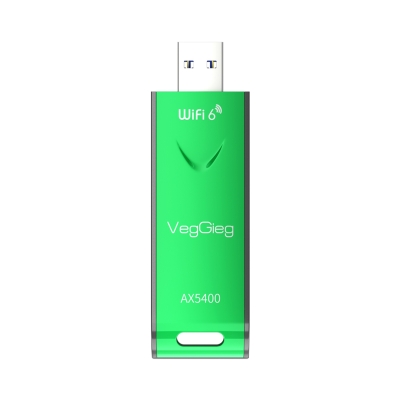 VegGieg 5400 Mbps 2.4GHz/5GHz/6GHz Tri Band Alıcı Verici USB Wifi 6 Adaptör - 9