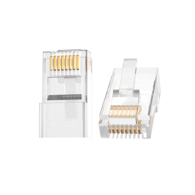VegGieg Cat6 RJ45 Jack 8P8C Ethernet Konnektörü Altın Kaplama 102 Adet - VegGieg