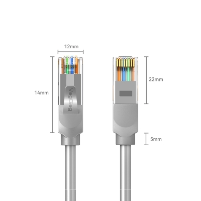 VegGieg CAT6e 1000Mbps UTP RJ45 Gigabit Ethernet Kablosu 25 Metre - 8
