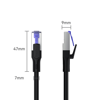 VegGieg CAT7 10Gbps Gigabit 600Mhz FTP RJ45 Ethernet Kablosu 20 Metre - 7