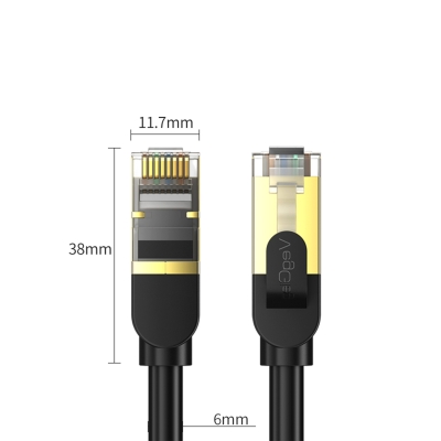 VegGieg CAT8 40Gbps 2000Mhz STP RJ45 Ethernet Kablosu 1 Metre - 3
