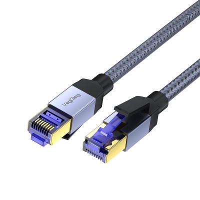 VegGieg CAT8 40Gbps Gigabit FTP 2000Mhz RJ45 Ethernet Ağ Kablosu 10 Metre - VegGieg