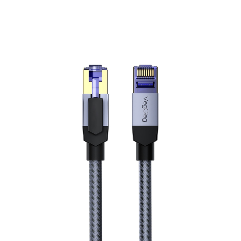 VegGieg CAT8 40Gbps Gigabit FTP 2000Mhz RJ45 Ethernet Ağ Kablosu 15 Metre - 7