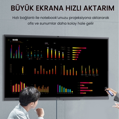 VegGieg DisplayPort (DP) to VGA Full HD 60Hz Görüntü Video Aktarım Kablosu 1.5 Metre - 6