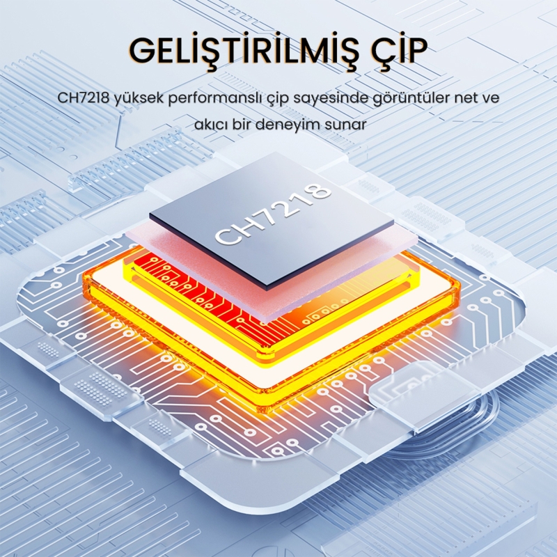 VegGieg DP to HDMI Kablo 8K 60Hz 4K 240Hz HDR 3D 48Gbps Örgülü Displayport to HDMI Kablo 2 Metre - 6