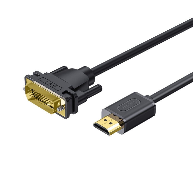 VegGieg DVI 24+1 to HDMI 2K Dönüştürücü Monitör Kablosu 1.5 Metre - 1