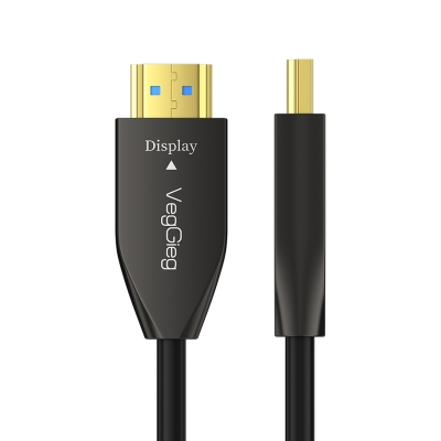 VegGieg 8K/60Hz 4K/120Hz 48Gbps HDR ARC HDCP Fiber Optik HDMI 2.1 Kablo 25 Metre - VegGieg