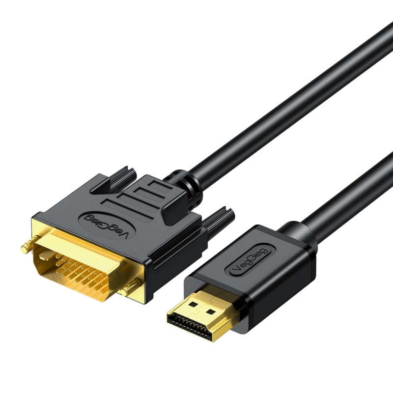 VegGieg HDMI DVI 24+1 Görüntü Kablosu 3 Metre - 1