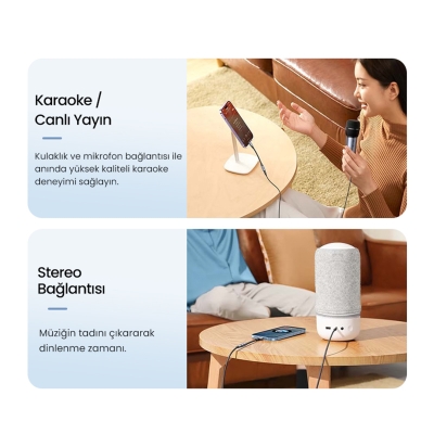 VegGieg iPhone Lightning to 3.5mm Örgülü Kulaklık Dönüştürücü Adaptör - 7