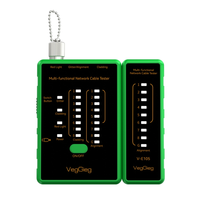 VegGieg Multi Fonksiyonel Fiber Optik RJ45 Network Ethernet Ağ Kablo Test Cihazı - 2