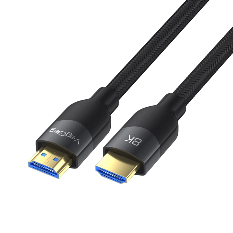 VegGieg Premium 4K 60Hz HDCP ARC HDR Örgülü HDMI 2.1 Kablo 20 Metre - 8