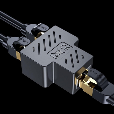 VegGieg RJ45 1 to 2 Ethernet Splitter Çoğaltıcı Adaptör (2'li Paket) - 3