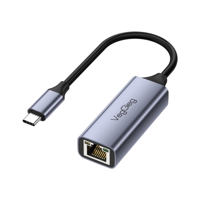 VegGieg Type-C 1000Mbps Gigabit Ethernet Adaptörü PC Mac Konsol Tv Box Uyumlu - VegGieg