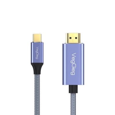 VegGieg 4K/60Hz Type-C 3.1 to HDMI 2.0 Dönüştürücü Kablo 2 Metre - 8