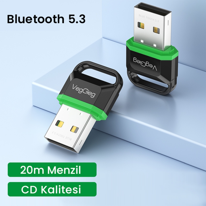 VegGieg UB503 Bluetooth 5.3 Adaptör Mini USB Dongle - 2