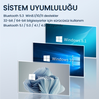 VegGieg UB503 Bluetooth 5.3 Adaptör Mini USB Dongle - 6