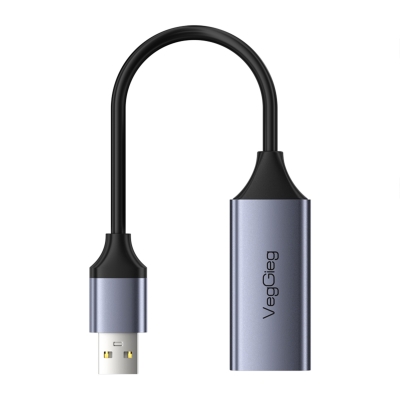VegGieg USB 2.0 100Mbps Rj45 Lan Ethernet İnternet Çevirici Dönüştürücü - 6