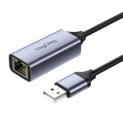 VegGieg USB 2.0 100Mbps Rj45 Lan Ethernet İnternet Çevirici Dönüştürücü - 2
